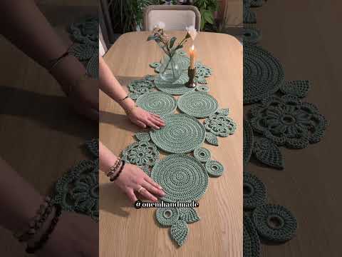 #tutorial #crochet #tığişi #motif#tablerunner #diycrafts #handmade #çeyiz #knittig #knitting