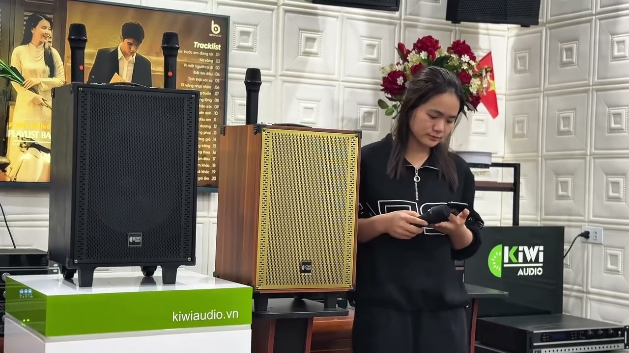 Loa di động hát Karaoke Kiwi XT312