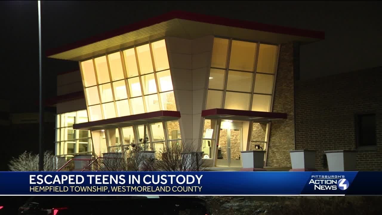 Teens who escaped Westmoreland County Juvenile Detention Center taken ...