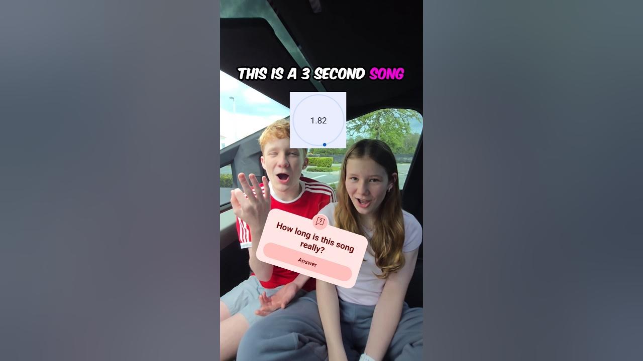 Is This A Three Second Song??? ⏲️🤔 Is This A Three Second Song??? ⏲️🤔