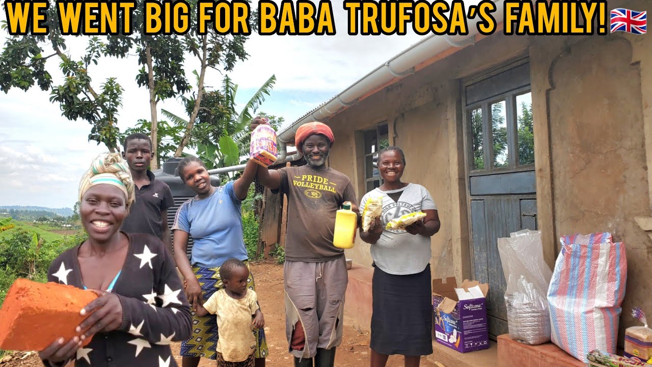 SO MUCH PROGRESS! BIG CHARITY SHOPPING FOR BABA TRUFOSA’S FAMILY! LOVE FROM UK 🇬🇧#charity 