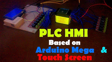 PLC HMI based on the Arduino Mega & 5 inch TFT touchscreen