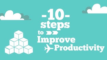 How to Improve Productivity |10 Steps to Improve Productivity