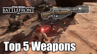 Star Wars Battlefront Top 5 Blasters