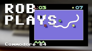 "P0 Snake (Retail)" on Commodore 64 (Real Hardware) - Rob Plays