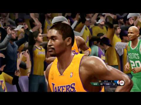 NBA Live 10 - Celtics vs Lakers - Finals Atmosphere