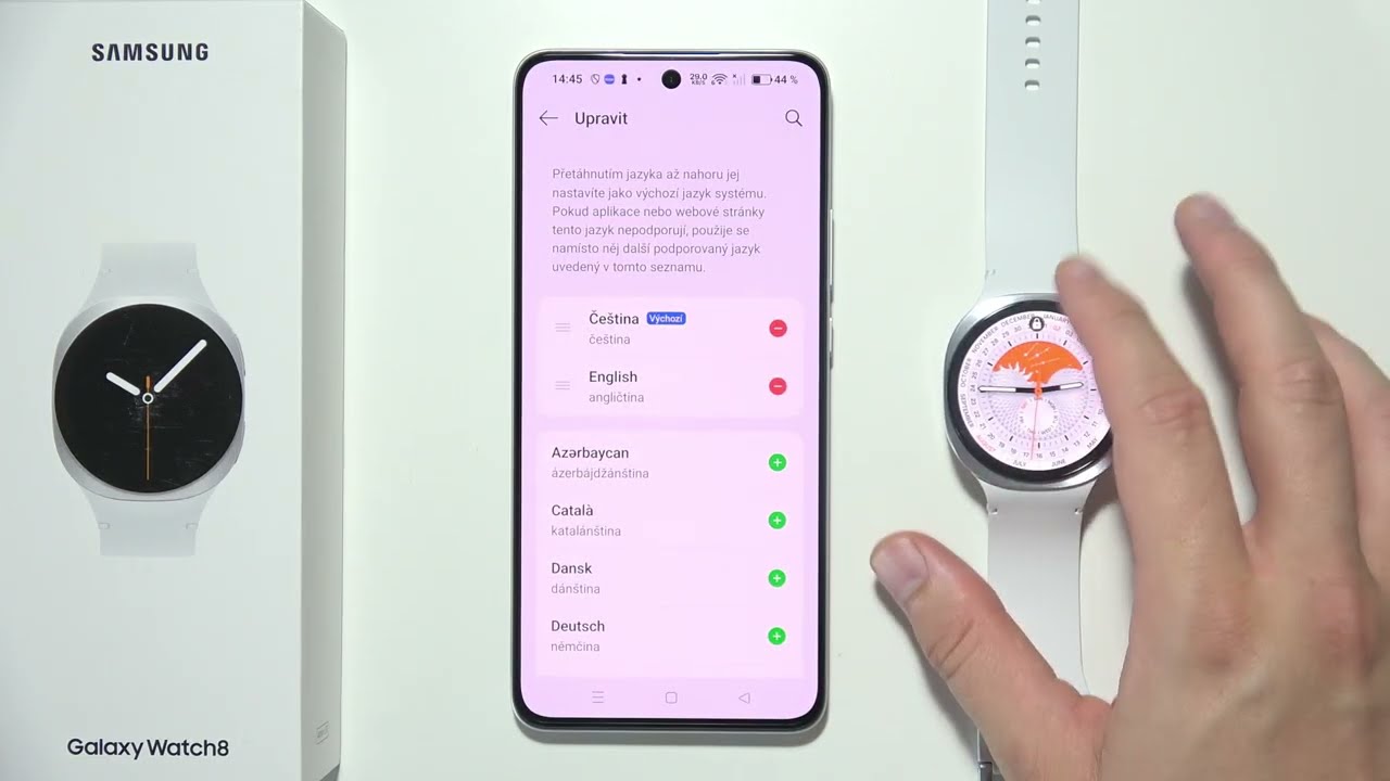 SAMSUNG Galaxy Watch 8: How to Change Language - YouTube