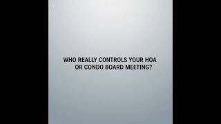 Can Unhappy HOA Members Take Over Your Meeting? Here's What Michigan Law Says
