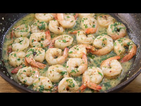 Garlic, Butter and White Wine Shrimp Recipe