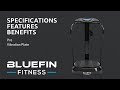 Bluefin Fitness Professional Massage Vibration Plate 3900W