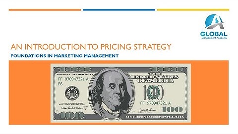 Pricing Strategy - An Introduction