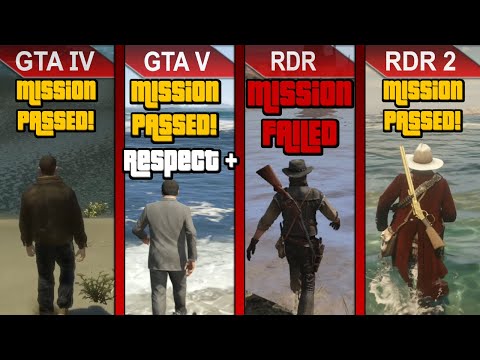 THE BIG GTA VS RDR COMPARISON | GTA IV vs. GTA V vs. Red Dead Redemption vs Red Dead Redemption 2