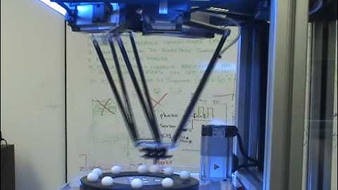 Mini Delta Robot with background noise to verify actual speed