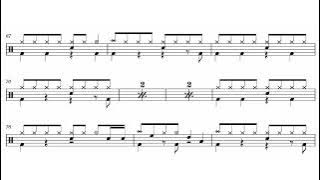 Screen - Bila Cinta Didusta (Drumless Drum Score)