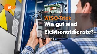 Oma testet ElektroNotdienste | WISO | ZDF