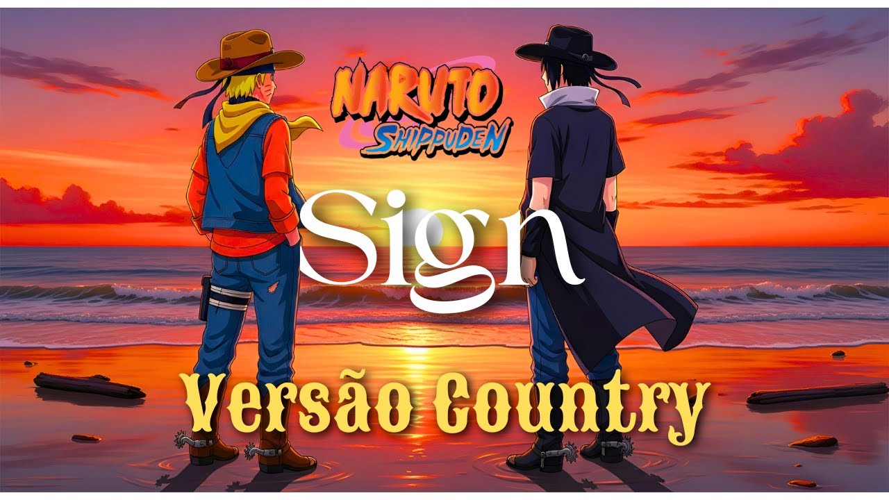 SIGN 🐎 VERSÃO COUNTRY 🤠 Abertura da 6º Temporada de Naruto Shippuden