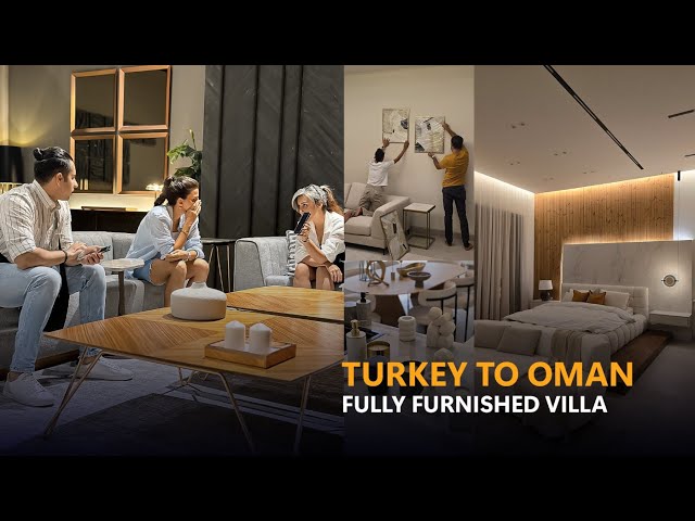 Join us on an extraordinary journey as we furnish a stunning villa in Muscat, Oman. From shopping for exquisite furniture in Turkey to shipping and assembling it with care, watch the magical transformation unfold. The highlight? Our client’s heartwarming reaction to their dream villa brought to life.

✨ Don’t forget to like, comment, and subscribe for more amazing journeys!

#VillaFurnishing #InteriorDesign #LuxuryLiving #HomeTransformation