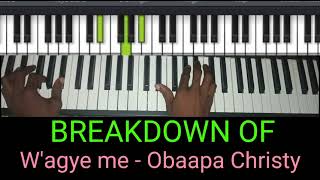 BREAKDOWN OF|| W'agye me - Obaapa Christy