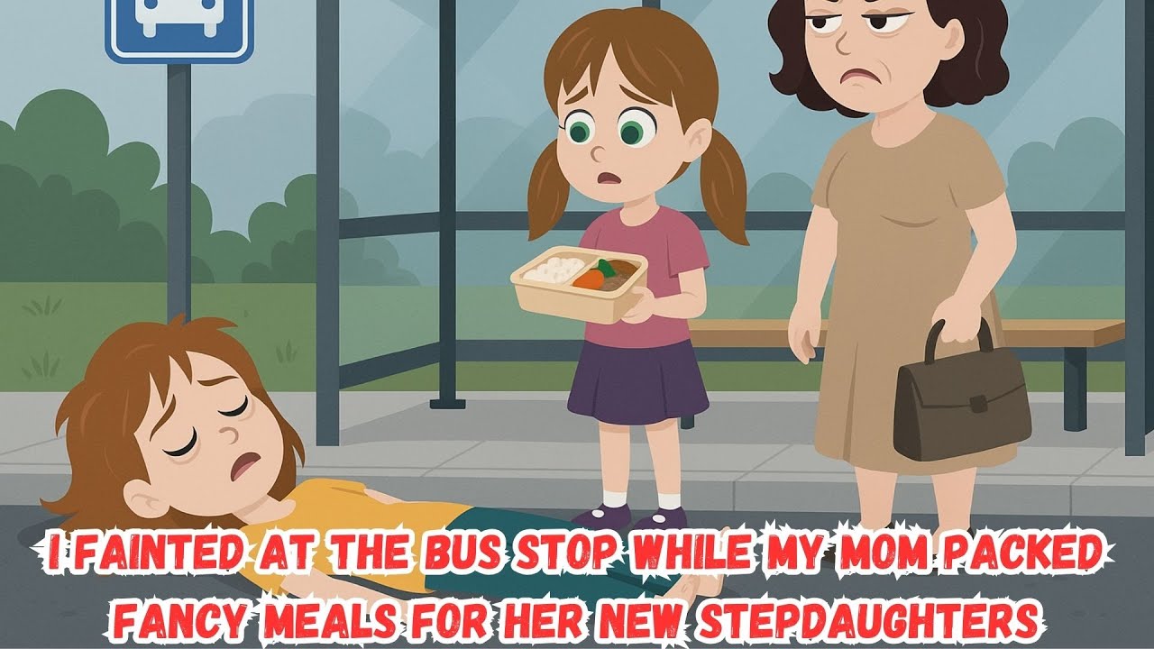 I Fainted at the Bus Stop While My Mom Packed Fancy Meals for Her New Stepdaughters
