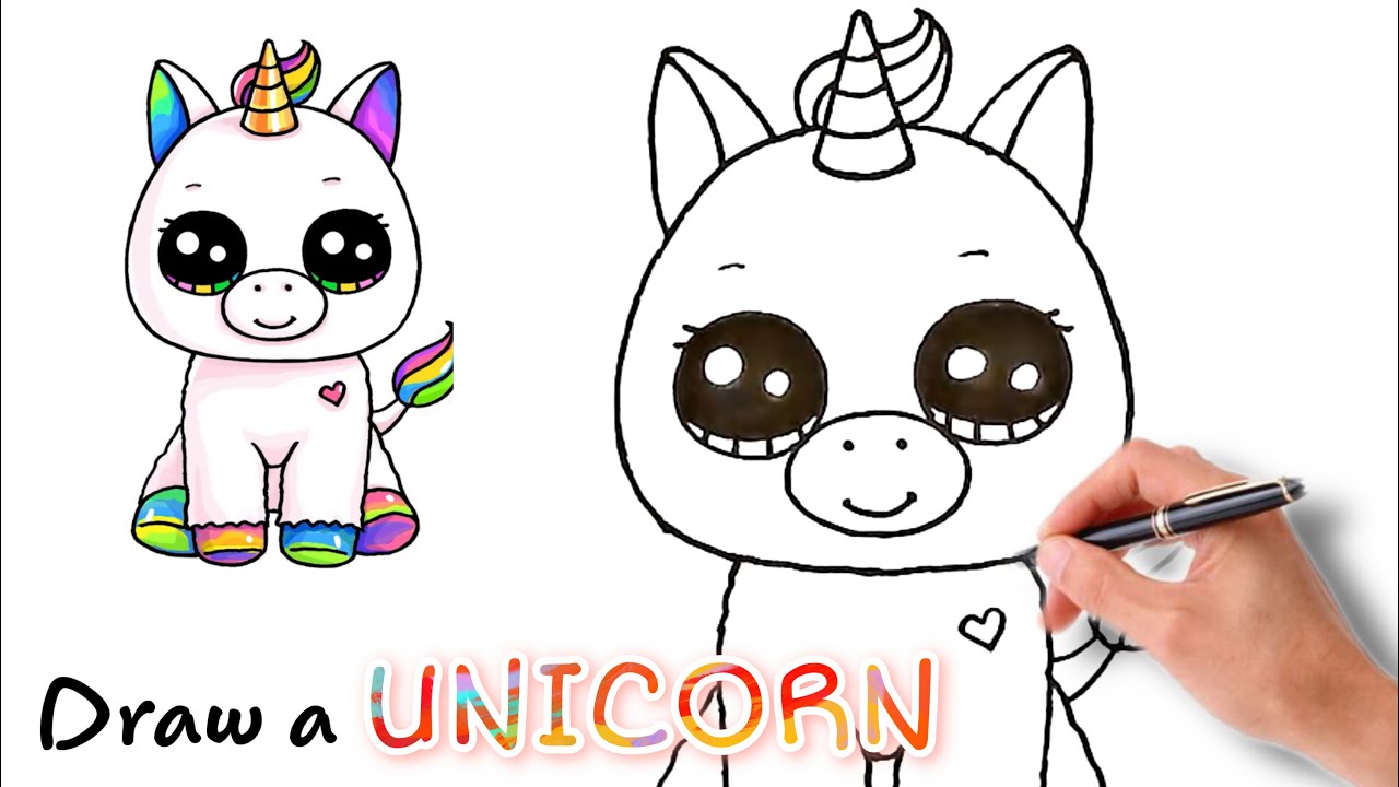 5 bước đơn giản Cách vẽ unicorn đơn giản cho người mới bắt đầu