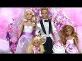 Барби и Кен СВАДЬБА Вечеринка Танцы Поцелуй Игрушки Куклы для девочек