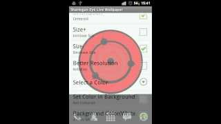 Sharingan Eye Live Wallpaper - Android - ArgumentedSoftware - screenshot 4