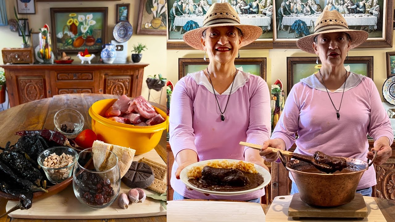 Como hacer Mole de Puerco, el más Rico del Mundo