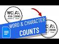 How to Get the Word and Character Count in Google Docs