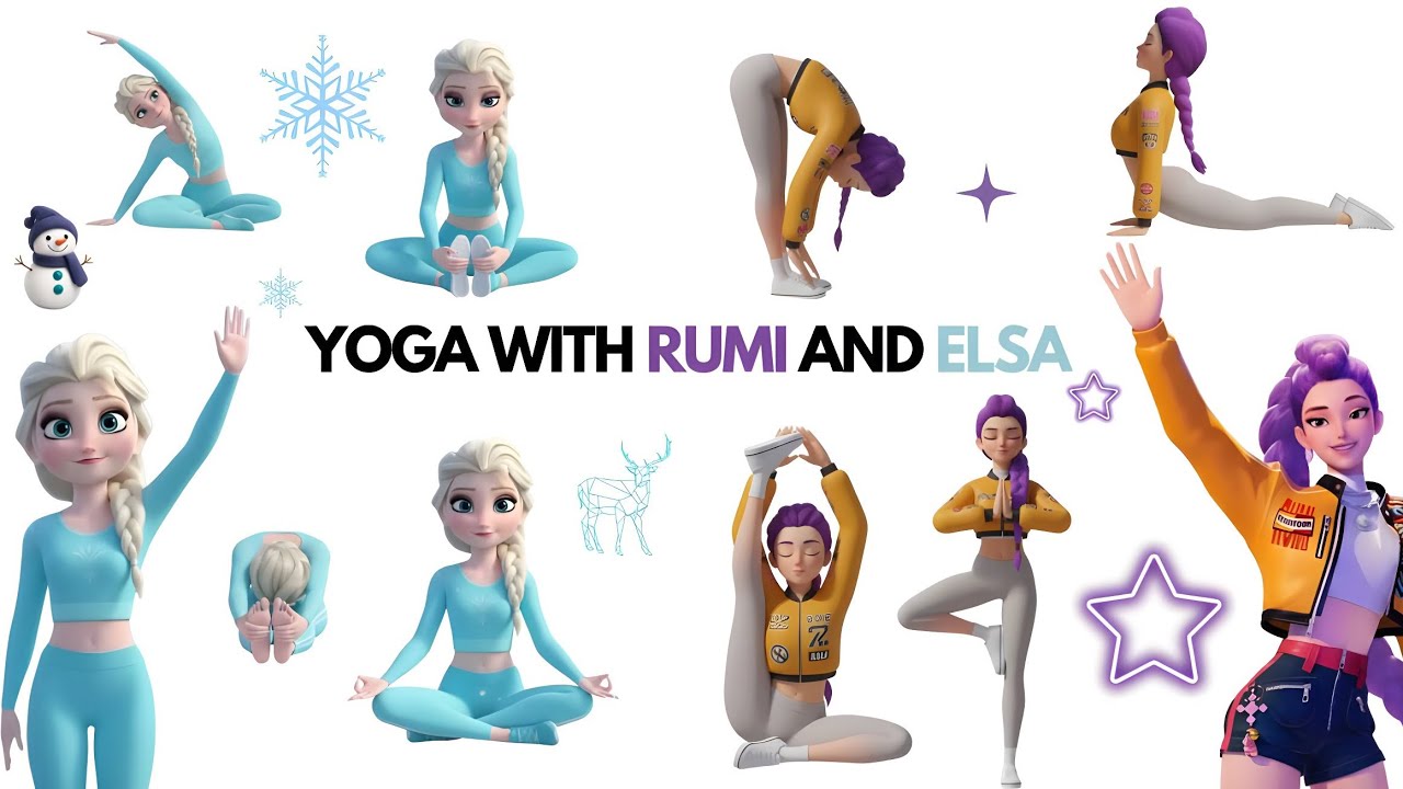 Rumi & Elsa’s Magic Yoga Party | Stretch, giggle & shine!