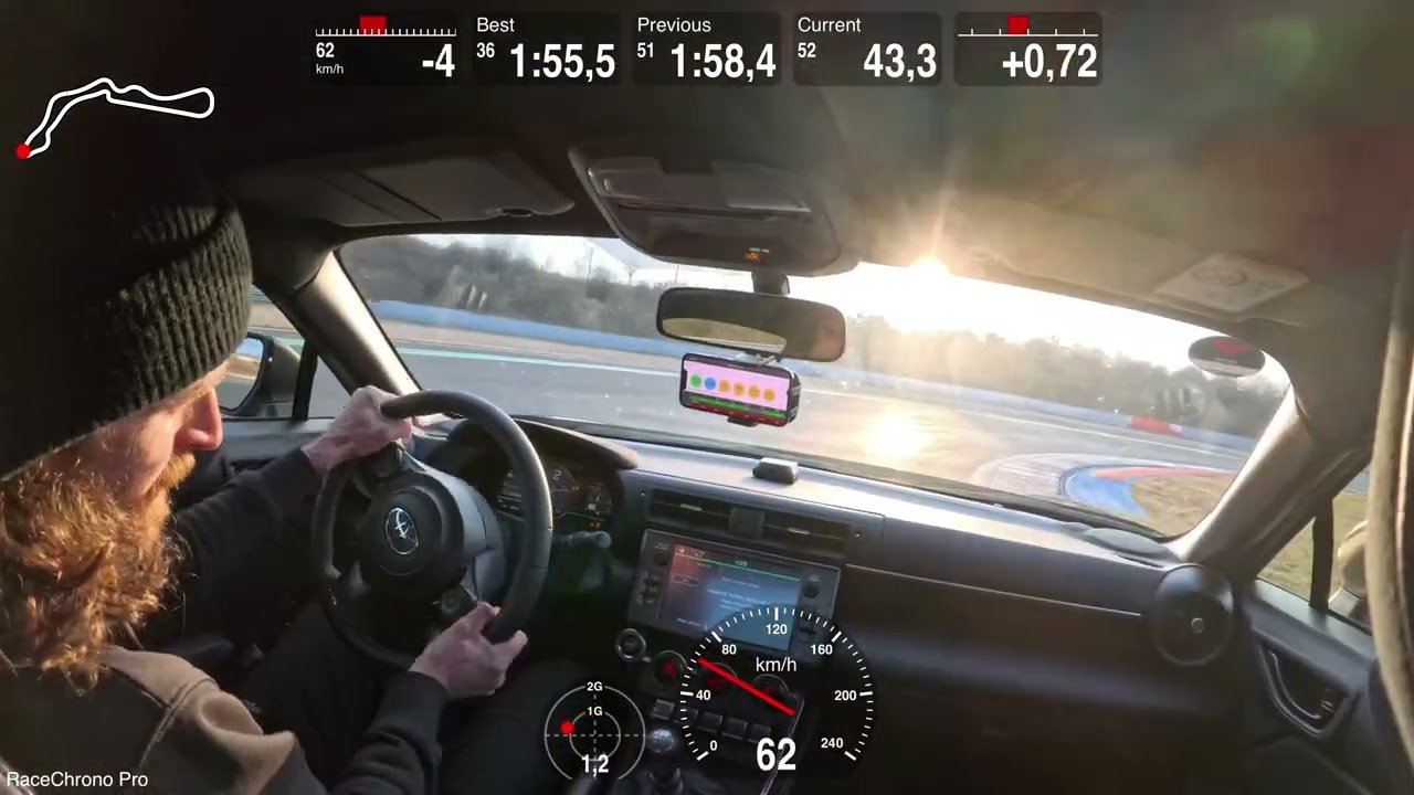 Ondra Štaidl vyzkoušel naši GR86 na okruhu Most