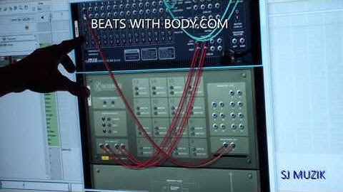 HOW TO MIX IN REASON "KONG DRUMS" CREATE BEATS AND SEPARATE TRACKS FOR MIXING