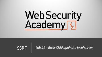 SSRF - Lab #1 Basic SSRF against the local server | Long Version
