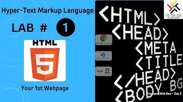 🌎 02.1 - HTML Part 2.1 - My first webpage - Hands on Lab Activity & Demo ⬆️ Frontend Web Development