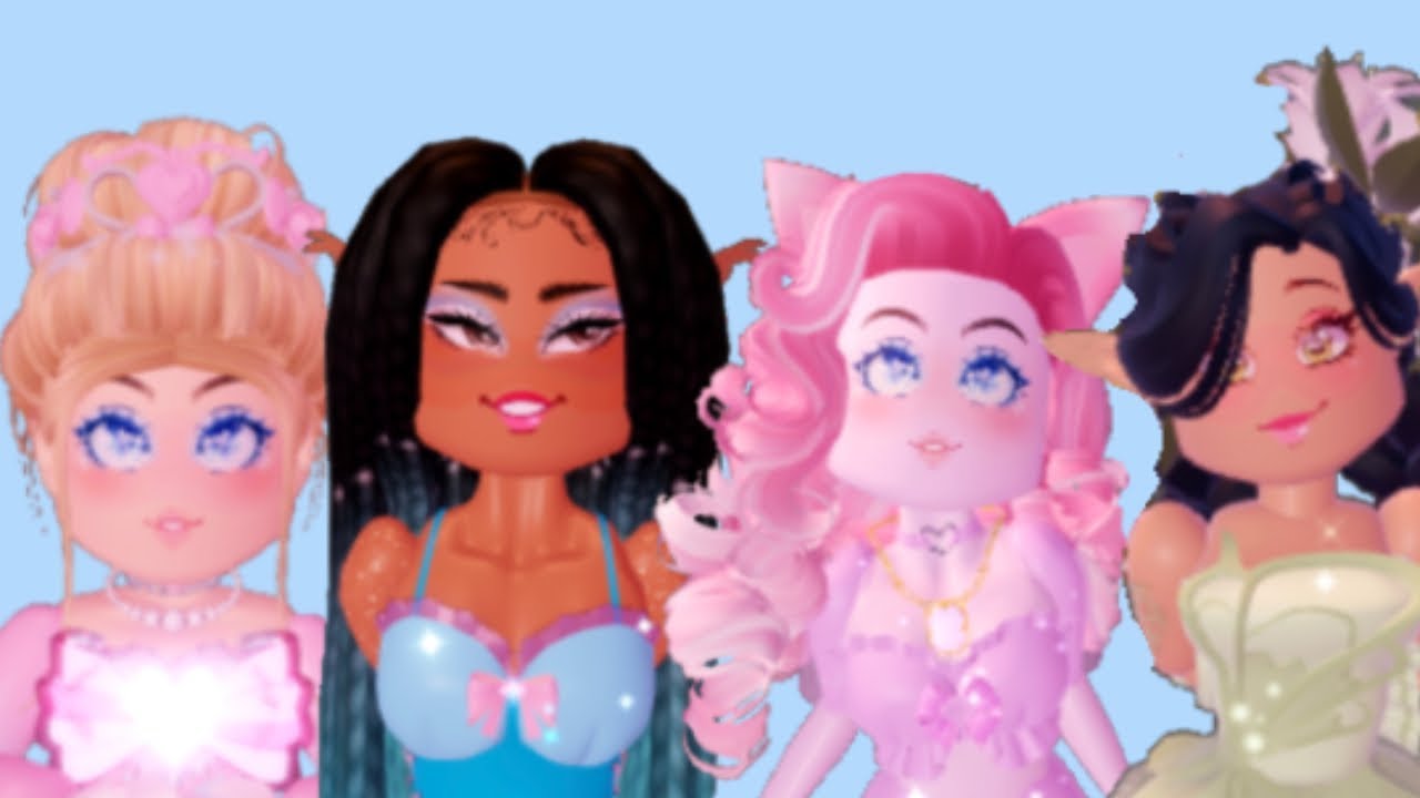 Recreating the new school girls in royale high YouTube