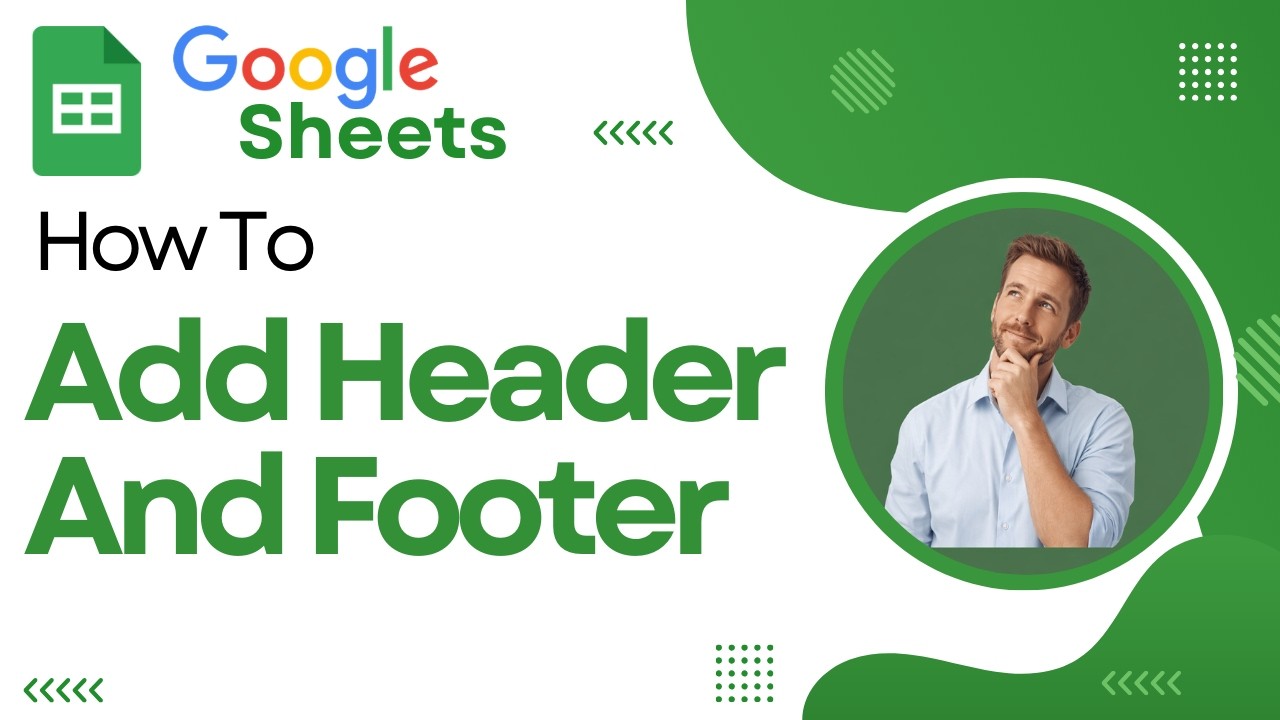 How To Add Headers And Footers To Google Sheets - YouTube