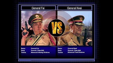 Infantry General VS Tank General [C&C Zero Hour Challenge] [Hard]