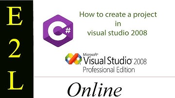How to create a project in visual studio 2008 in tamil - #1