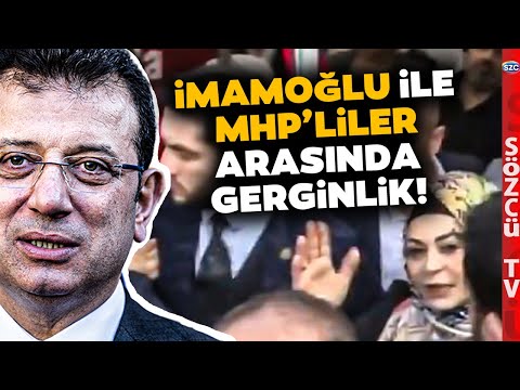 Ekrem İmamoğlu'na 'Bas Bas Bas Geri Çekil' Dediler! MHP'liler Üzerine Yürüdü
