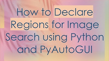How to Declare Regions for Image Search using Python and PyAutoGUI