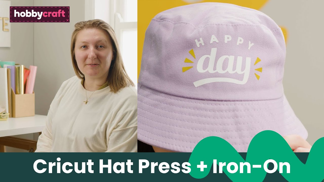 Cricut Hat Press Iron-On Vinyl Tutorial