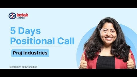 5 Days Positional Call | BUY | Praj Industries | Technical Call
