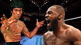 BRUCE LEE VS JON JONES 😨🔥😰🥶*WARZONE* (EA SPORTS UFC 4) UFC KNOCKOUTS | BRUCE LEE FIGHT | 8K UHD