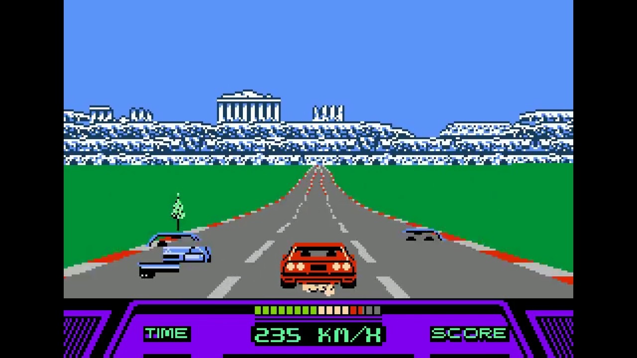 Rad Racer (NES) 37,305 Course 5 - YouTube