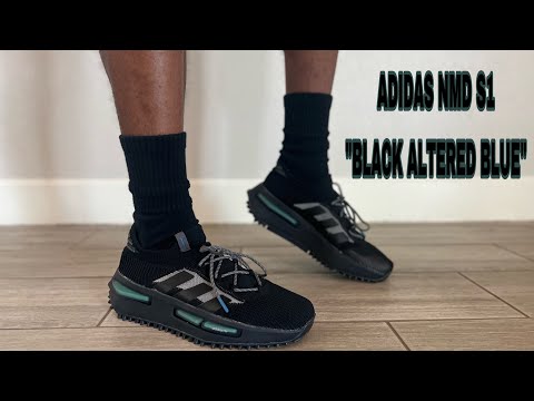 ADIDAS NMD S1 "BLACK ALTERED BLUE" UNBOXING REVIEW ON FEET DIDN'T MEAN TO BUY BUT ARE WILD! - YouTube
