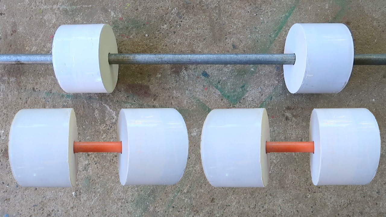DIY Weight Plates - How to Make Concrete Weights 