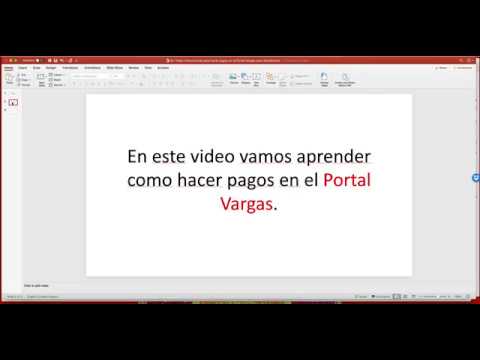 Video instruccional para hacer pagos en el Portal Vargas para Estudiantes