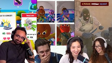 the best gaming squad to ever do it (Multi-cam Edit w/Ludwig, Fuslie, Valkyrae)