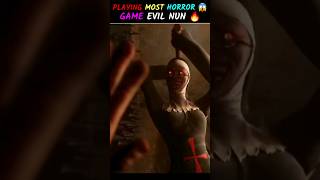 Played The World's Most 🔥 Horror Game EVIL NUN On Your Mobile 📲😱 ( Part-1) #shorts #horrorgame screenshot 2