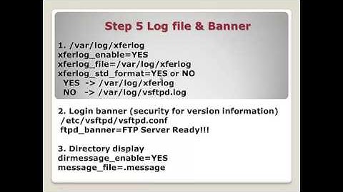FTP Server Setup Using VSFTP on CentOS 5.8
