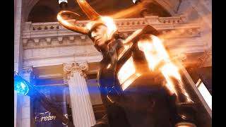 Loki suit up GIF